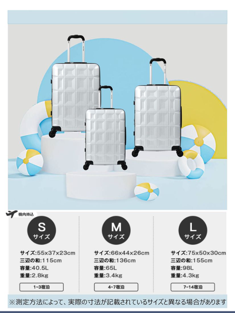 スーツケース キャリーケース