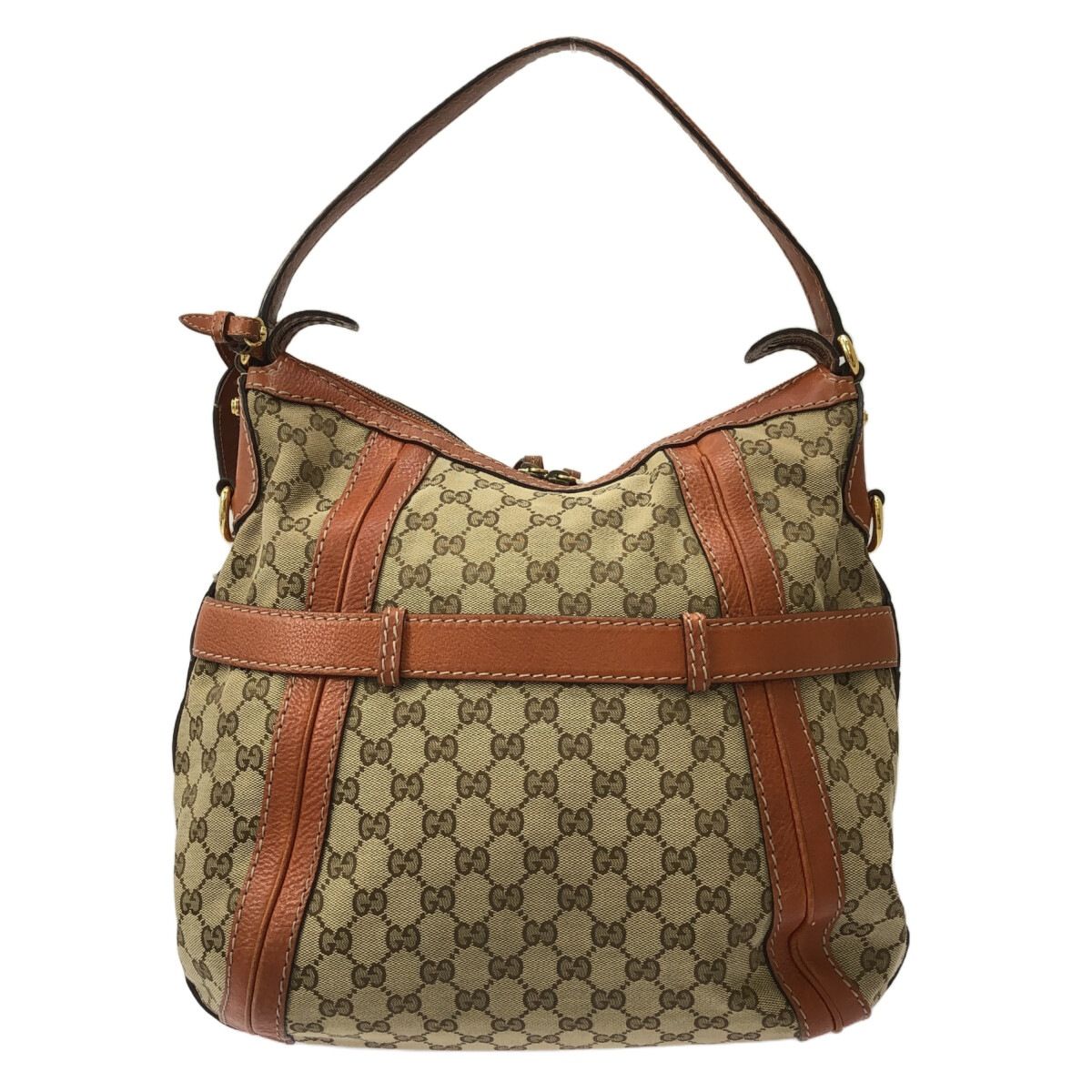 GUCCI(グッチ) ハンドバッグ GG柄/GGランニング 247185 ベージュ ...