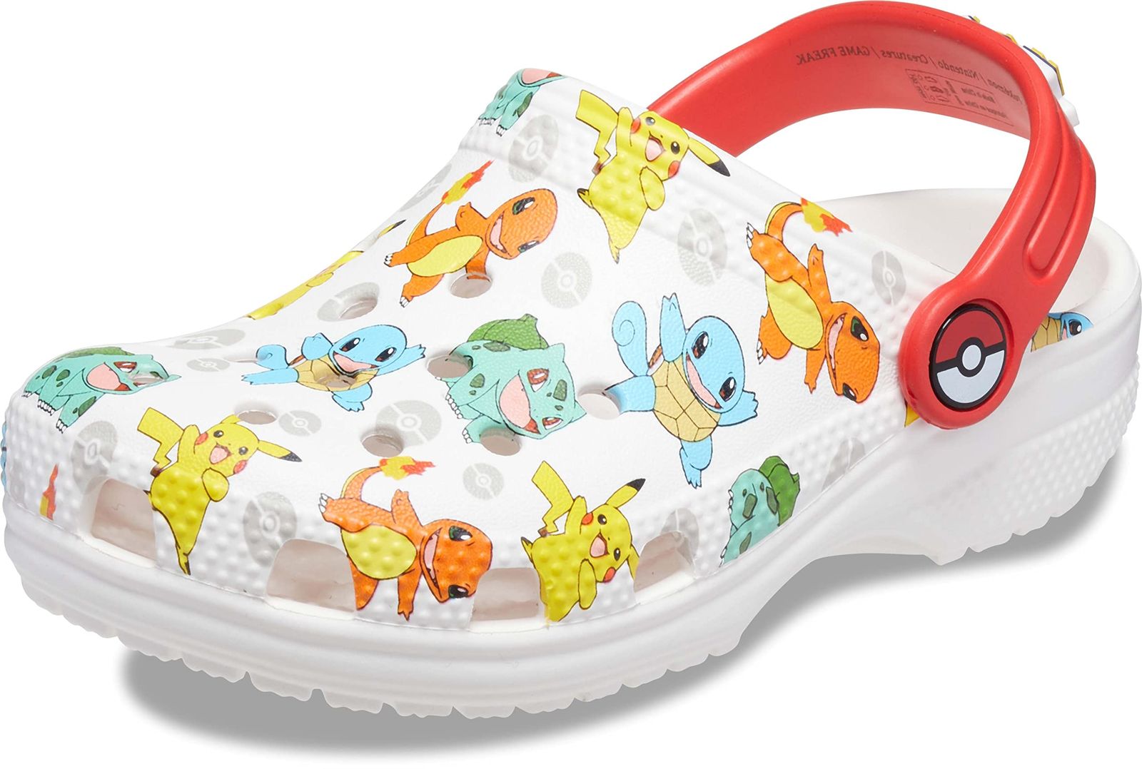 [クロックス] クラシック ポケモン クロッグ キッズ 207739-94S ホワイト/マルチ 19.0 cm [ホワイト/マルチカラー] [19.0 cm]