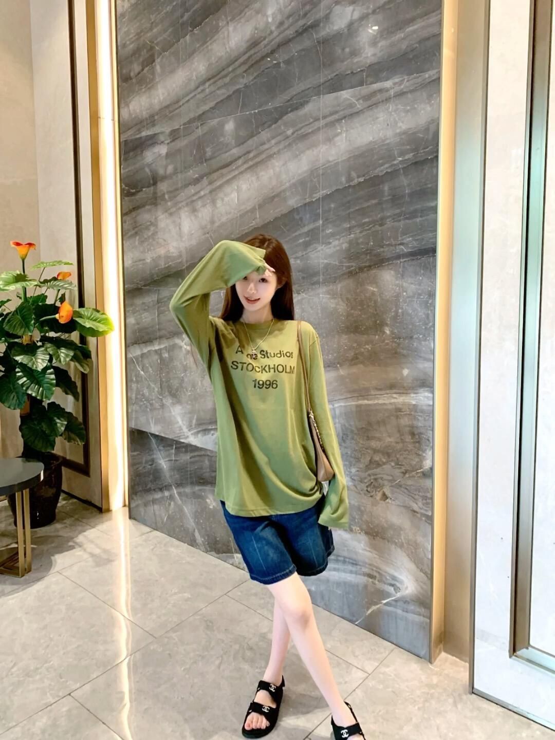 Acne Studios × KangHee Kim 風景プリント ロンT S xhbtr_828faff8-ec58-42ec-8ce2-