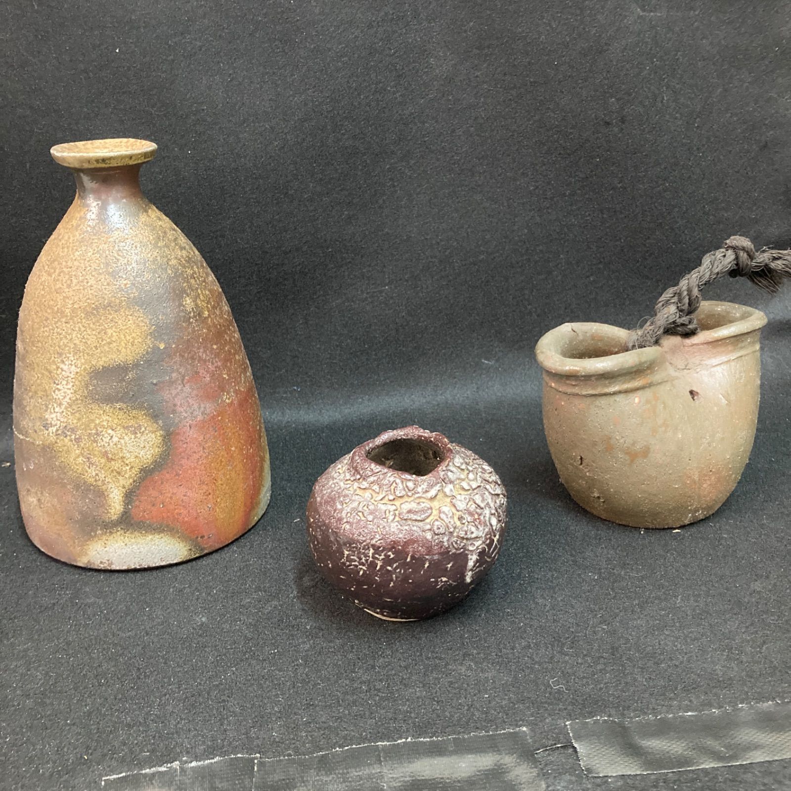 花瓶美術品備前焼信楽焼