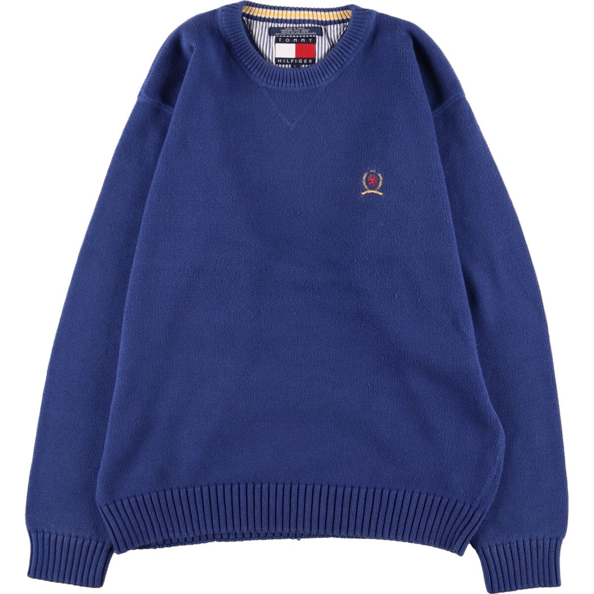 古着 90年代 トミーヒルフィガー TOMMY HILFIGER コットンニット  