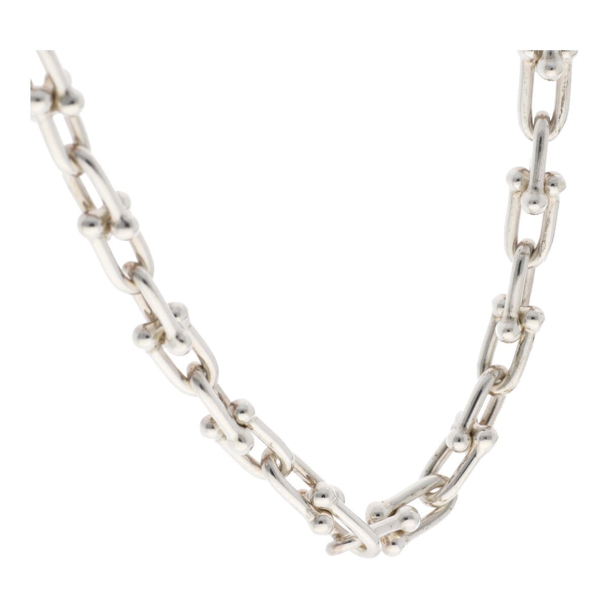 中古】 Tiffany ＆ Co. ティファニー ハードウェア リンク ネックレス