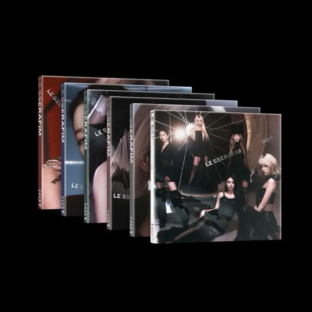 【特典付／新品未開封】LE SSERAFIM アルバム HOT　12点セット LE SSERAFIM(ルセラフィム・ルセラ) HOT compact 未開封