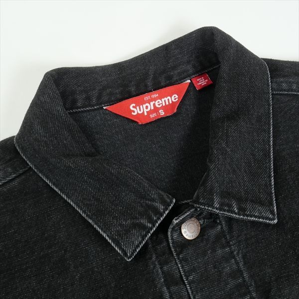 supreme 24aw ブラックデニムジャケット ダメージ加工 Size【S】 SUPREME シュプリーム 24AW Distressed Selvedge