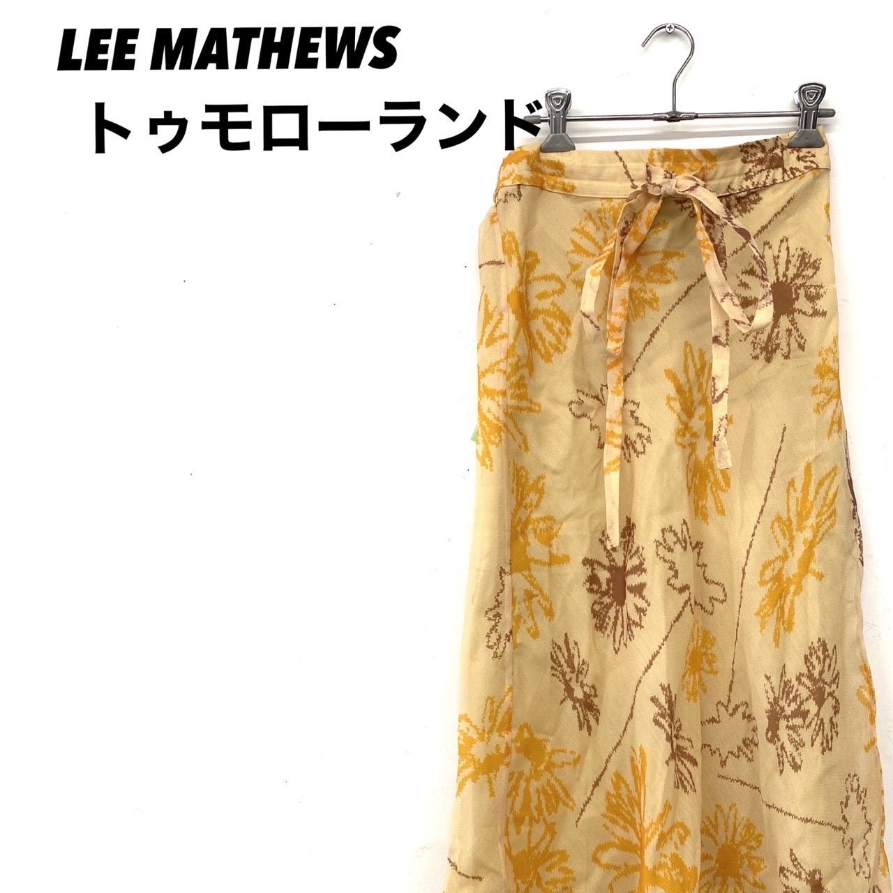 lee mathews スカート silk オファー