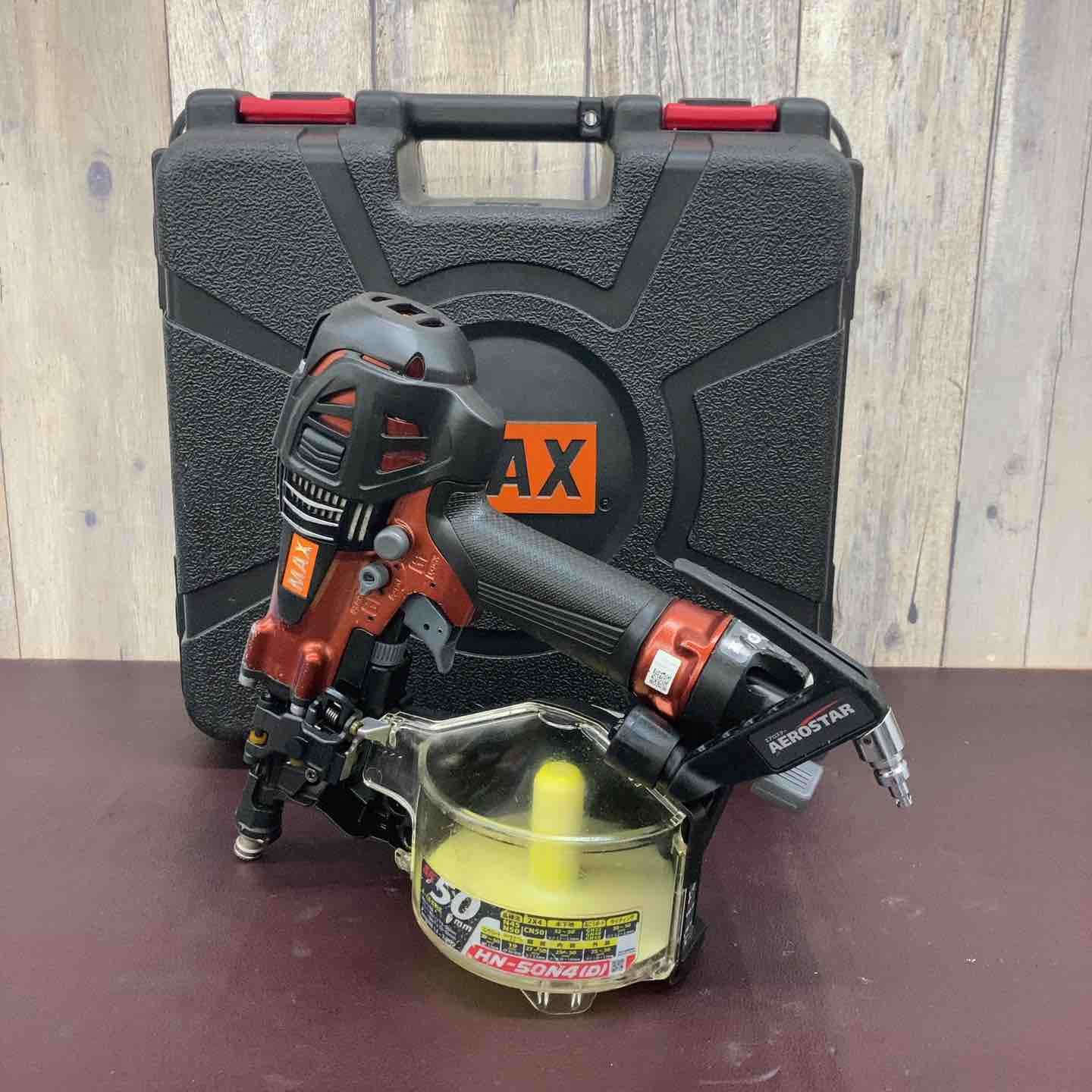 品 マックス MAX 50mm 高圧エア釘打ち機 HN-50N4 D -R 東大和店