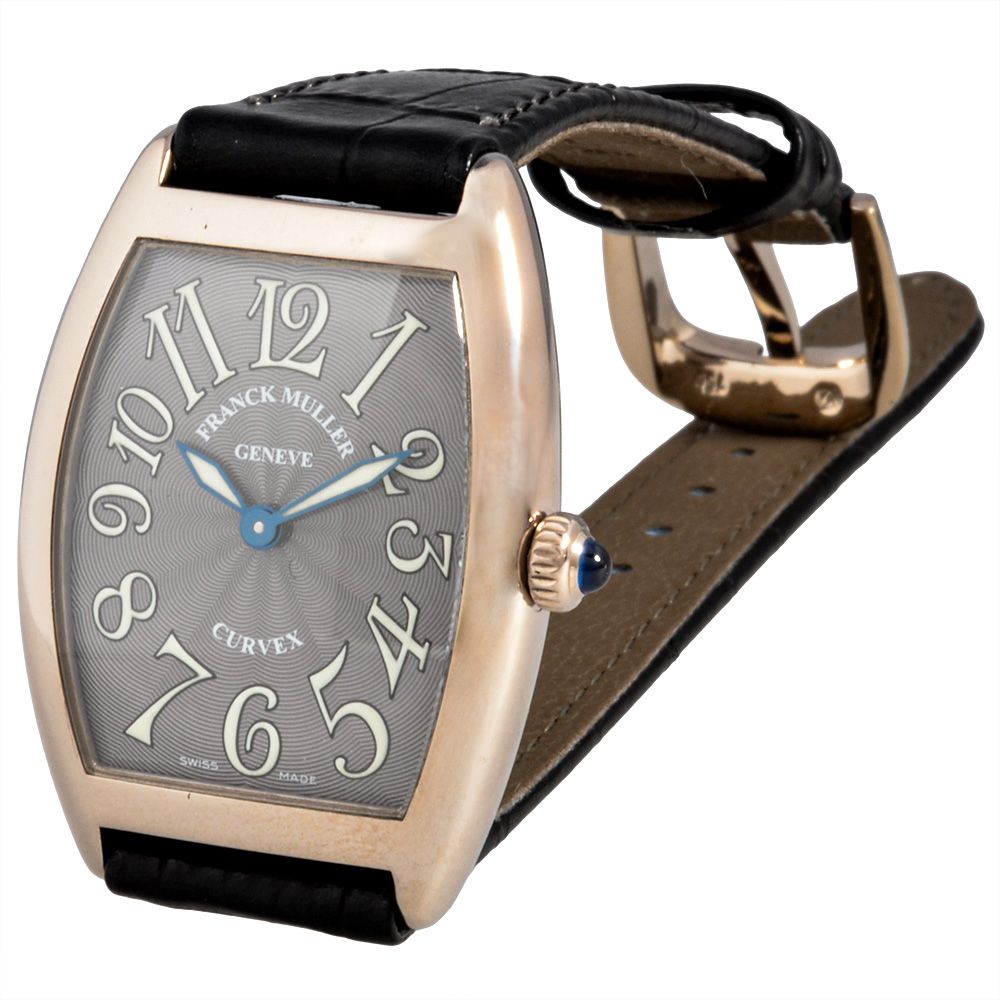 フランクミュラー FRANCK MULLER 1752QZ トノウカーベックス 腕時計 グレー文字盤 ギョーシェ レディース