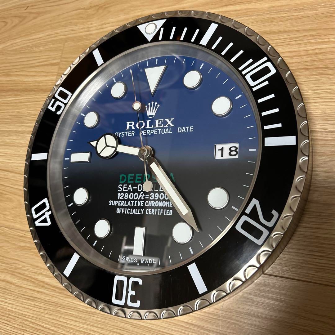 海外販促品 新品 ROLEX掛け時計 シードゥエラー デプシー-MM輸入