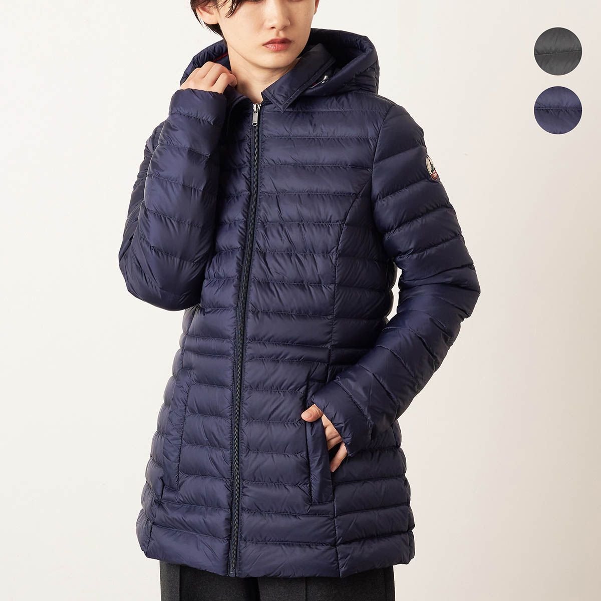新品 ジョット JOTT ダウンジャケット MID-LENGTH HOODED PUFFER 