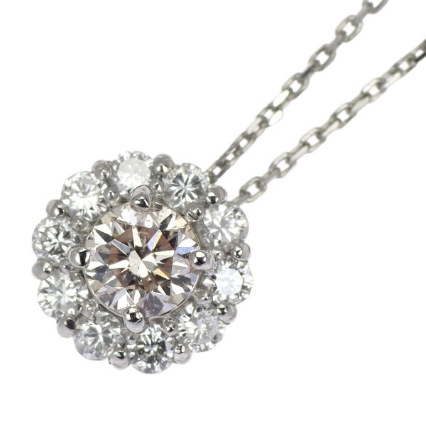 新品 希少 Pt950/ Pt850 天然ピンク ダイヤモンド ペンダント  