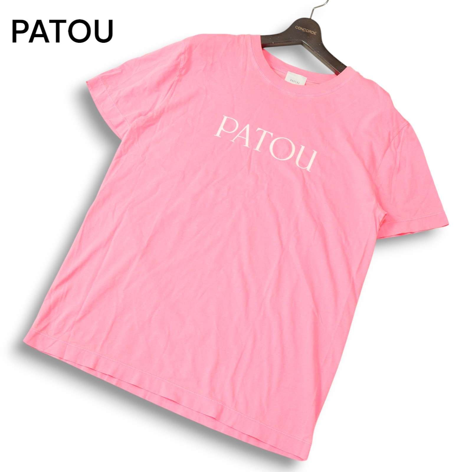 PATOU パトゥ Tシャツ ロゴ 新作 セール ピンク Patou | オーガニックコットン パトゥロゴTシャツ