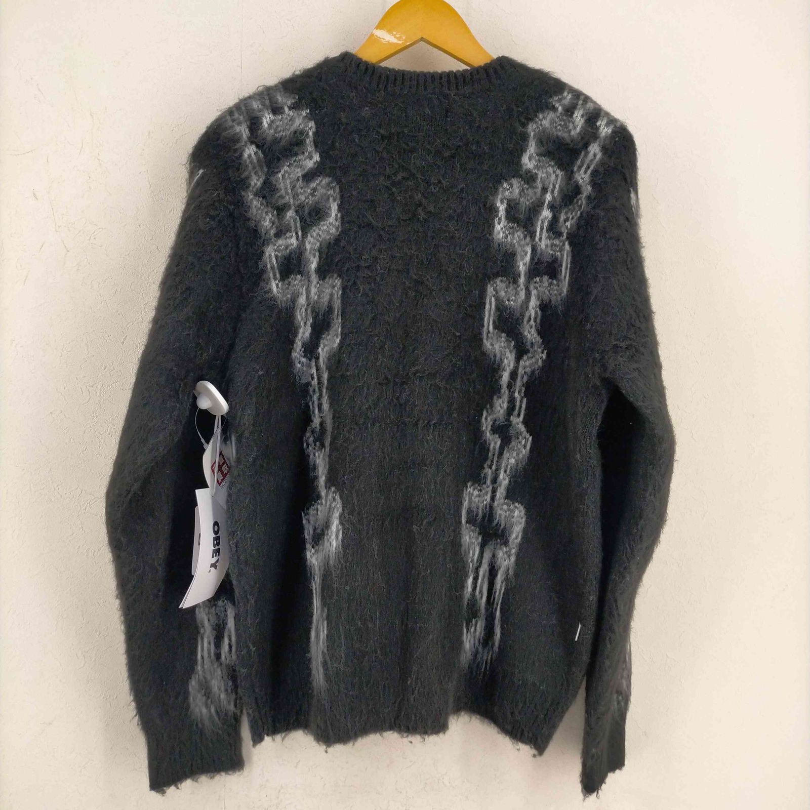 OBEY オベイ　22AW TEMPLE CARDIGAN カーディガン OBEY オベイ 22AW TEMPLE CARDIGAN アクリルニット 長袖