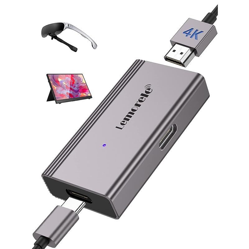 Hdmi to type-c 変換 HDMI-USB C Type-C 変換 アダプター lemorele hdmi to usb-c スマートグラス 1