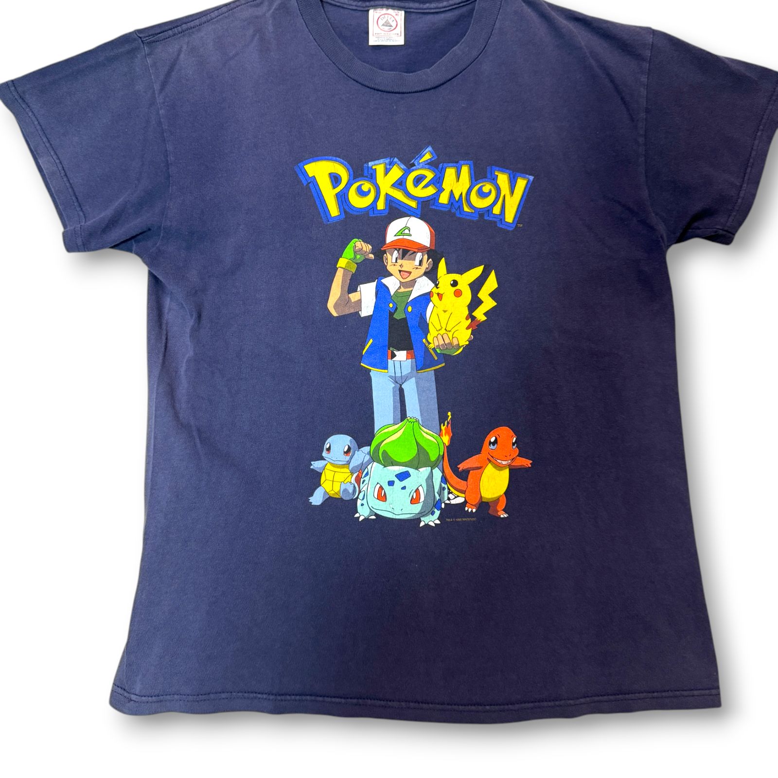 90s POKEMON 初代御三家 ポケモン Tシャツ XLサイズ ゲームT 90s POKEMON 初代御三家 ポケモン Tシャツ XLサイズ ゲームT