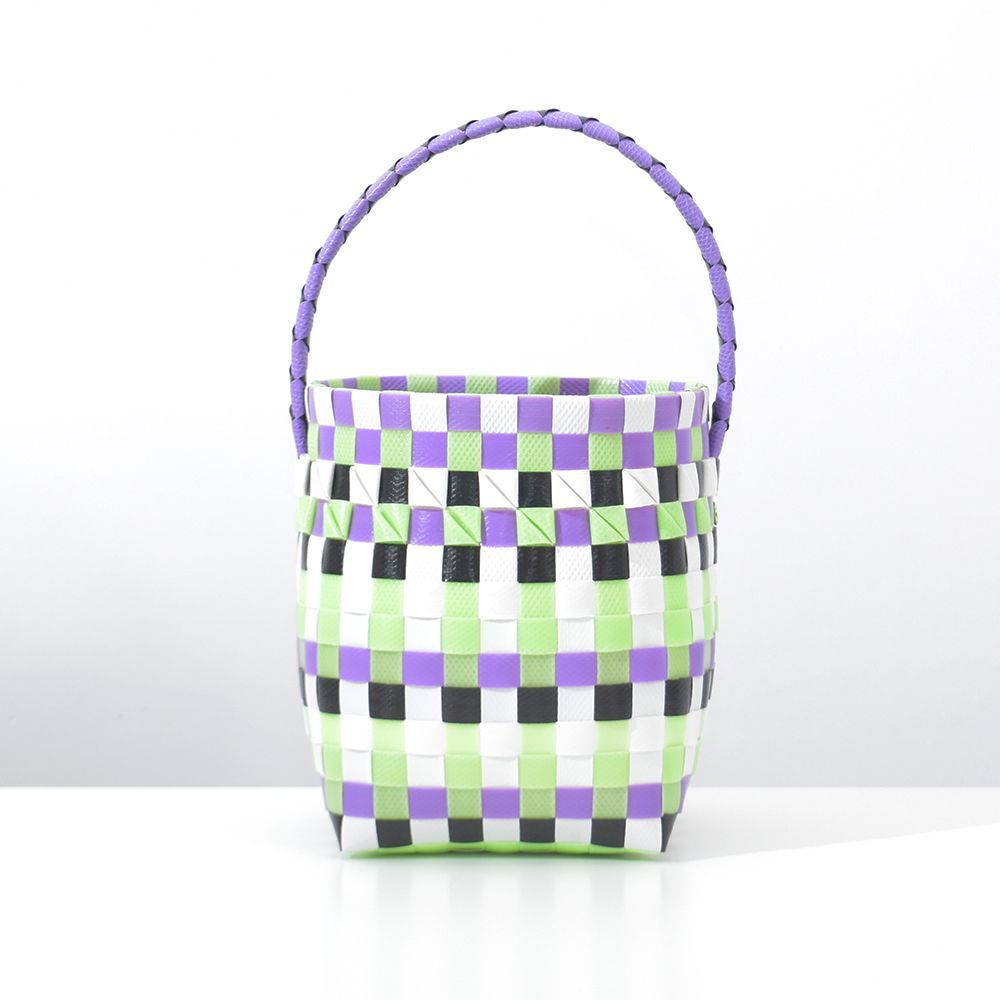 マルニ ミニバスケット ハンドバッグ レディース ピクニック カゴ編み