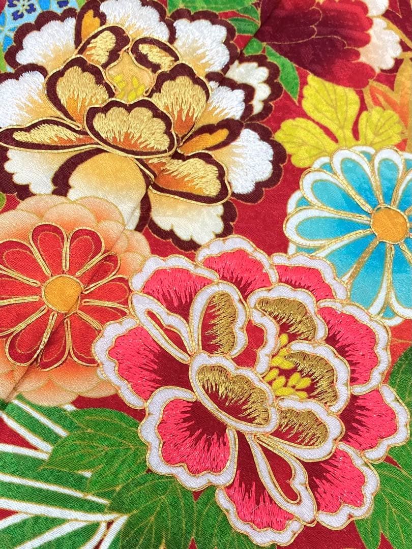 振袖 豪華 刺繍 金駒 紋意匠 身丈170cm - メルカリ