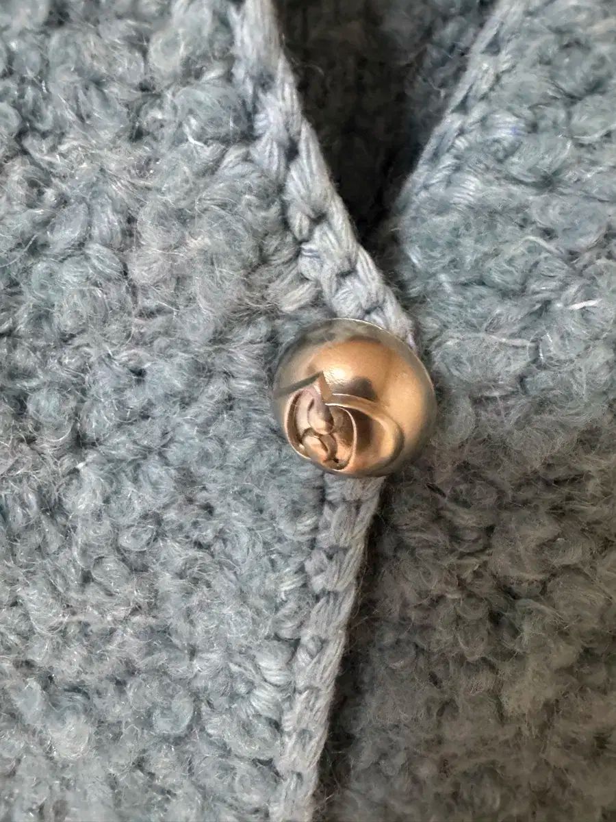  LUCKY CHOUETTE ラッキーシュエトゥ カーディガン ニット ベスト 青 ベスト ジレ ベスト ジレ ビスチェ