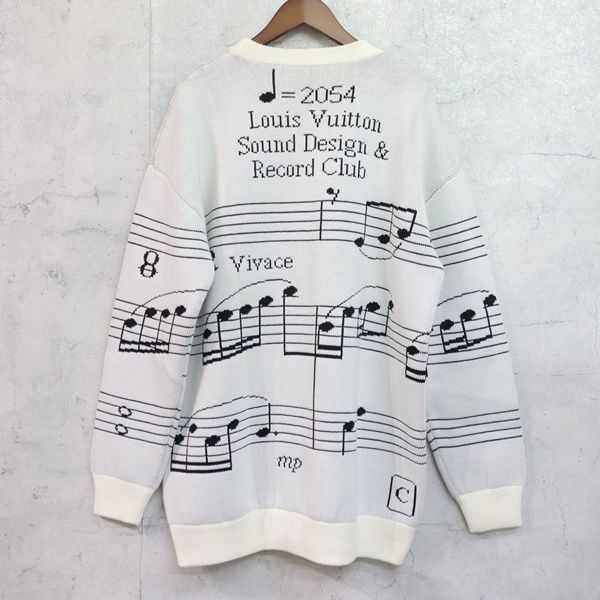 ルイヴィトン 音符 楽譜 ニット L相当 オーバーサイズ ルイヴィトン 音符 楽譜 ニット L相当 オーバーサイズ - メルカリ