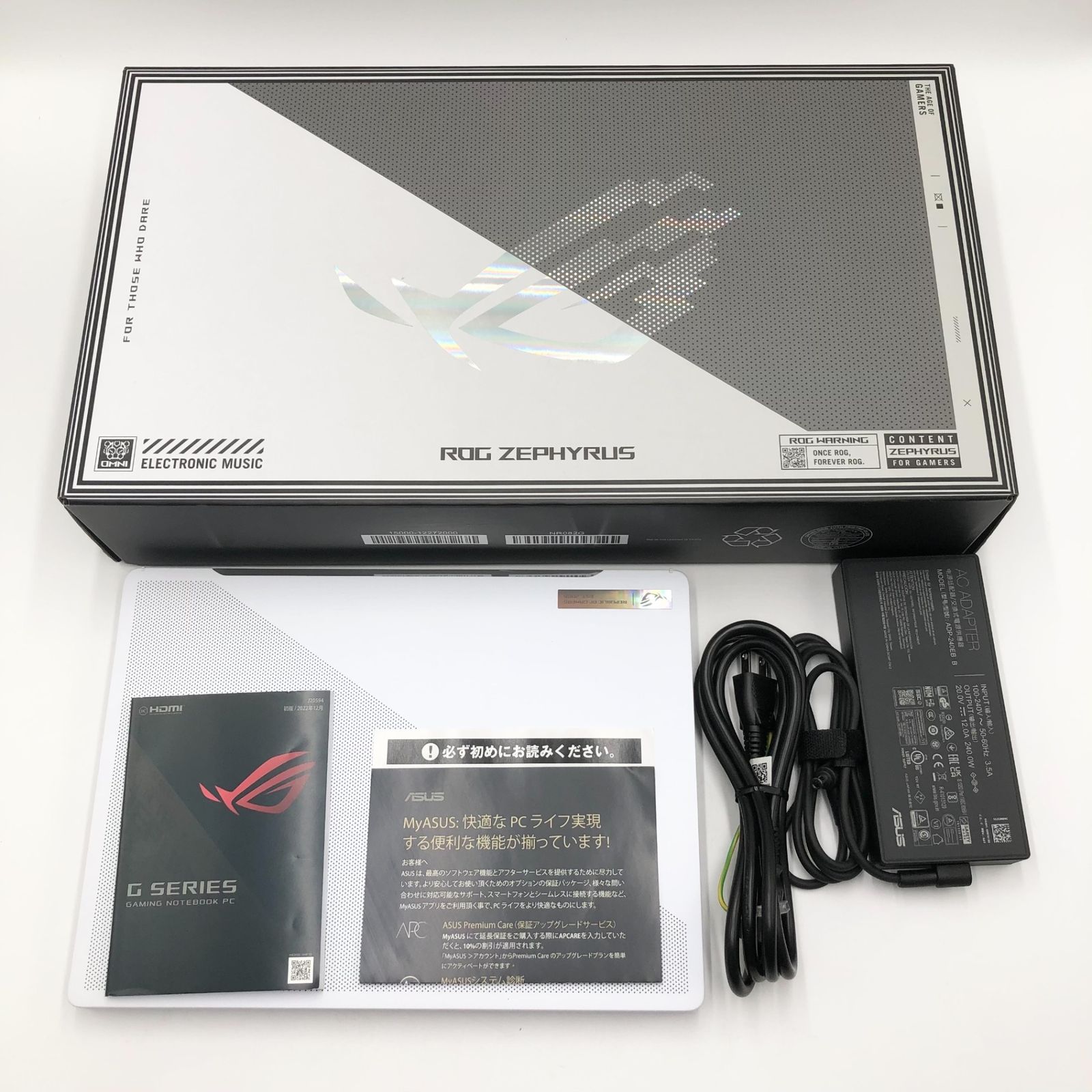 ASUS ゲーミングノートPC ROG Zephyrus G14 14インチ GeForce RTX 4060 Ryzen 9 7940HS メモリ16GB SSD1TB RGB Windows11 動画編集 GA402XV-R9R4060WL