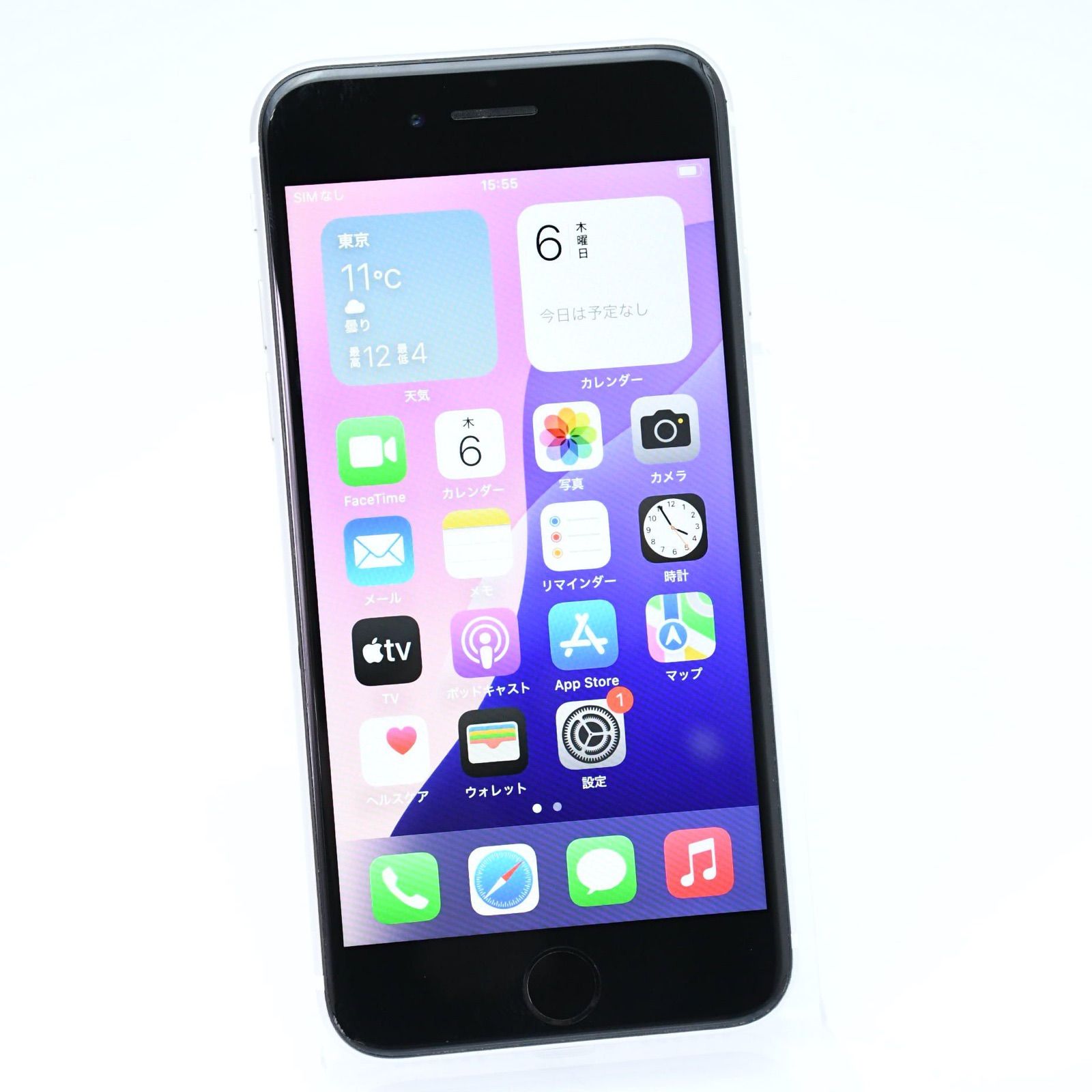 美品＊バッテリー最大容量 100％】SIMフリーau iPhone SE 第2世代 本体 