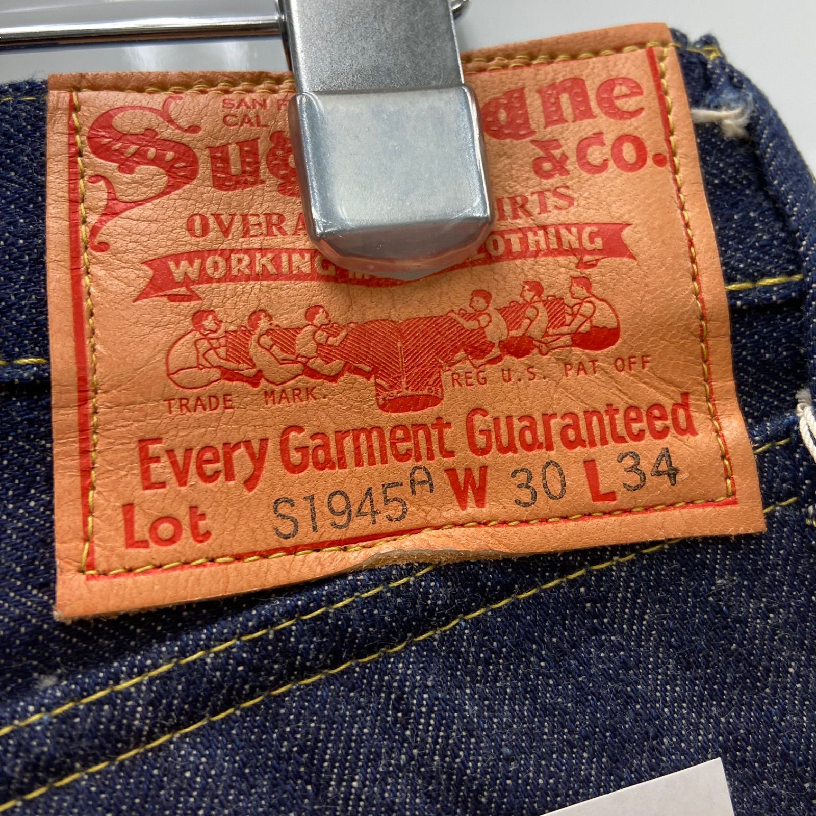 新品 未使用 W36 シュガーケーン S1945 大戦 デニム ジーンズ 新品 未使用 W36 シュガーケーン S1945 大戦 デニム ジーンズ