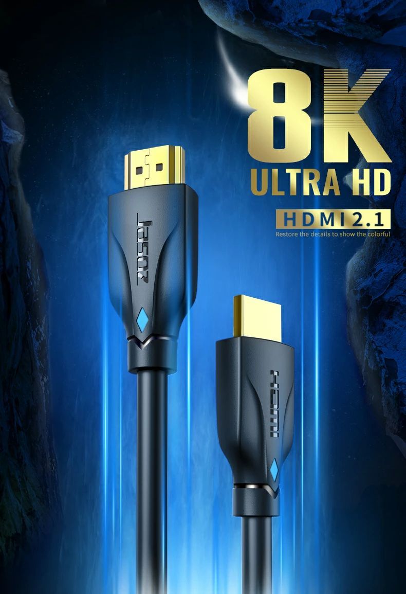 hdmiケーブル 1m 【2本セット】8k HDMIケーブル 1m ver2.1 100cm