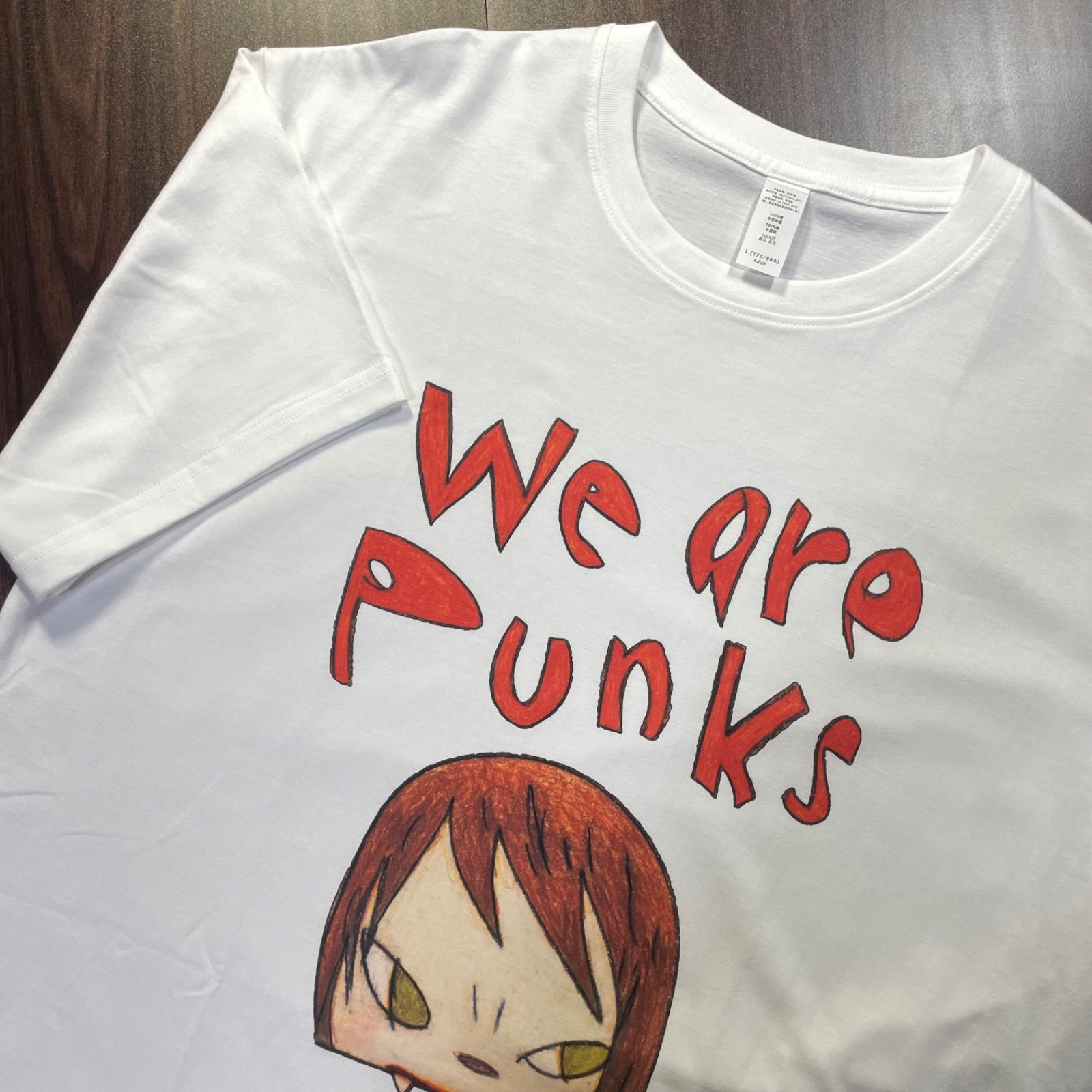 奈良美智 We are Punks 半袖 Tシャツ nara yoshitomo アート ロック