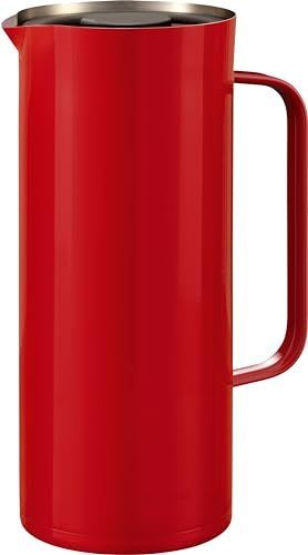 Color:レッド_Style:クリア ピーコック魔法瓶工業(The-peacock) ピーコック 保冷ポット 1リットル ウォーターサーバー  真空断熱 保温 保冷 広口 1L ポット ステンレス 卓上ポット レッド AHW-100 R 1 リットル サーモス 水筒 1l ピーコック魔法瓶工業(The-peacock) ピーコック ウォータージャグ 8.1L 日本製 保冷 保温 洗いやすい 広口 保冷力