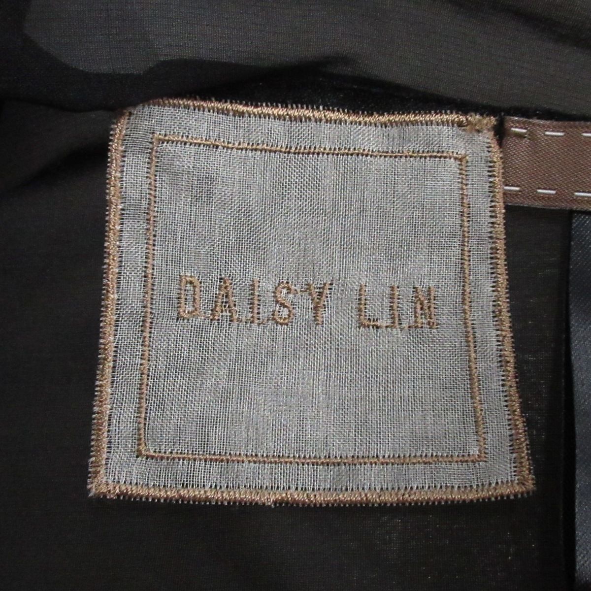 DAISY LIN(デイジーリン) カーディガン サイズ40 M レディース美品 - 黒 七分袖/シルク/シースルー
