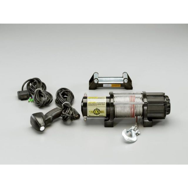 ESCO エスコ DC12V|1814kg 電動 ウィンチ 直流 EA840DK-3 リモコン ローラーフェアリード フック ライト付水平牽引 です
