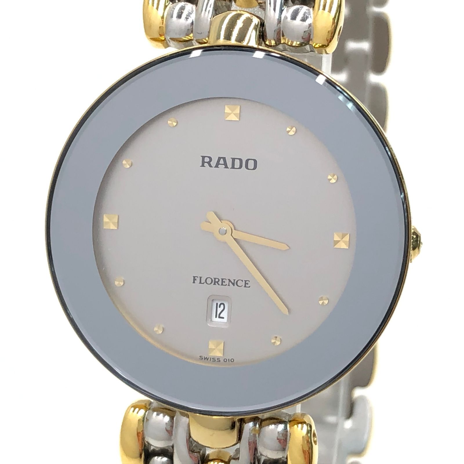 日本公式代理店 【稼働品レア】RADO レディース腕時計 クォーツ コンビ