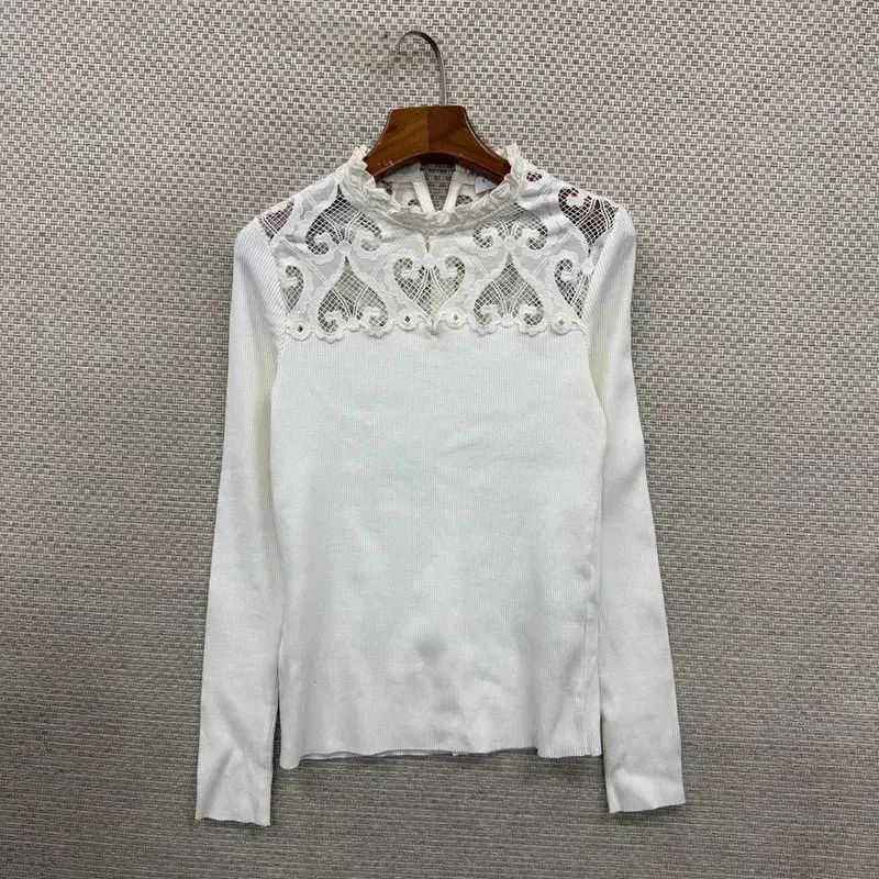 サンドロ レース エスニック 長袖Tシャツ 85 D11883