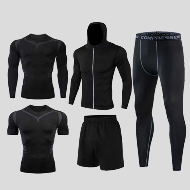 コンプレスポーツ　上下セット 上下 トレーニングウエア コンプレッションウェア 送料無料 5点