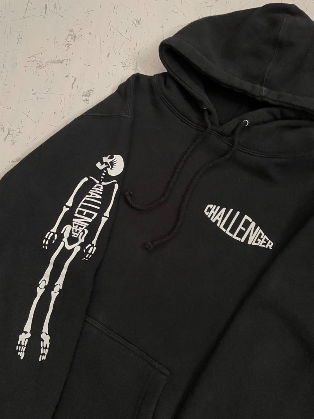 ★Mサイズ★ チャレンジャー CHALLENGER 長瀬 10周年限定 SKULL プルオーバー パーカー フーディー hoodie 10TH  SKULL LOGO HOODIE