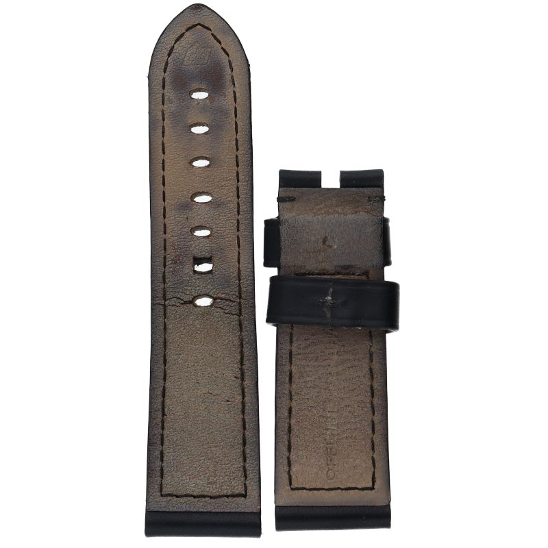 パネライ パネライ 革ベルト 24mm-22mm 革 メンズ時計 美品 【中古