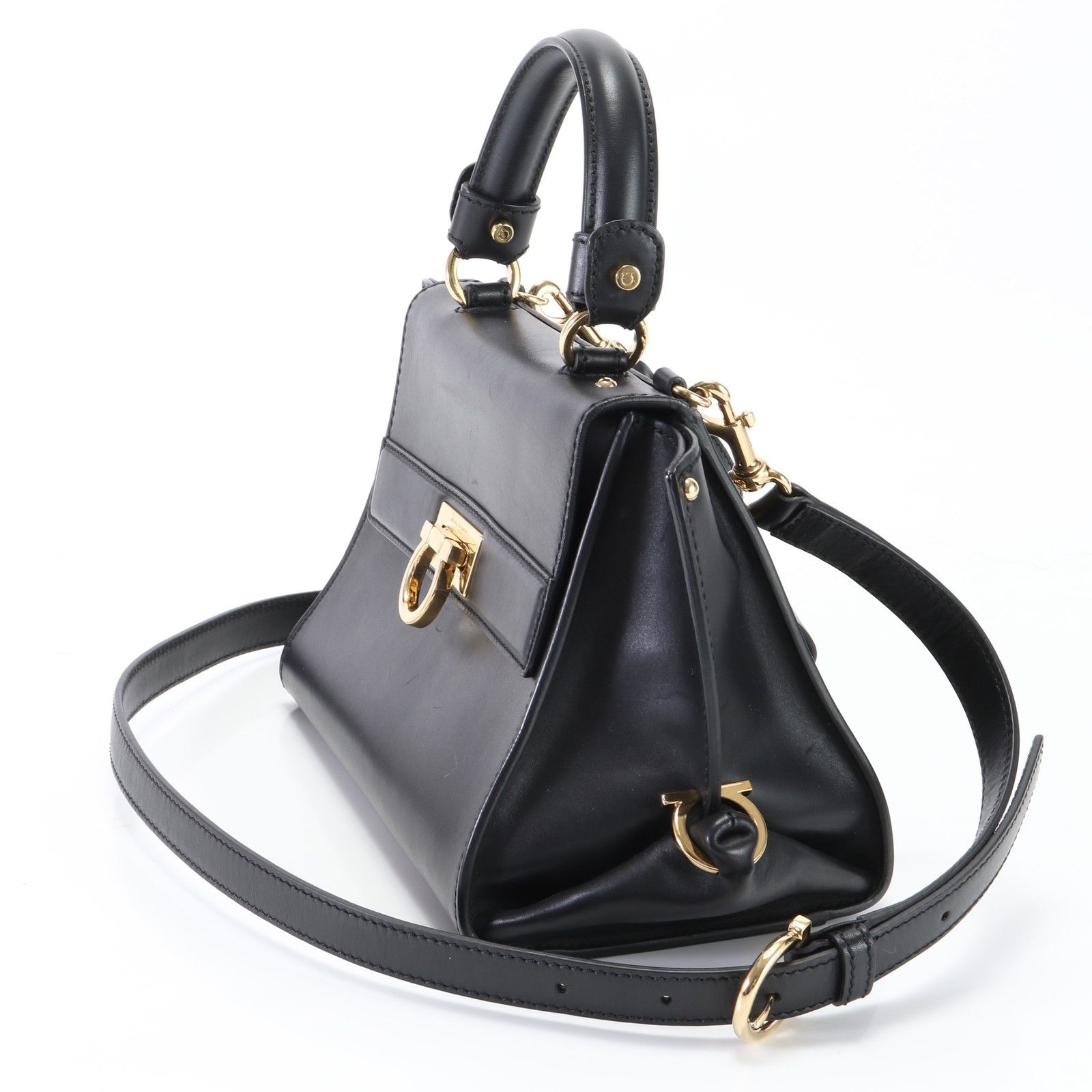 極美品 Salvatore Ferragamo ソフィア 2way バッグ