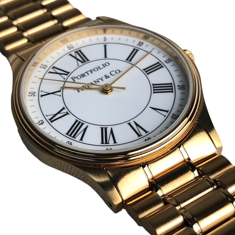 ティファニー TIFFANY＆CO ポートフォリオ 252.1088 イエローゴールドメッキ/ステンレス ユニセックス 腕時計
