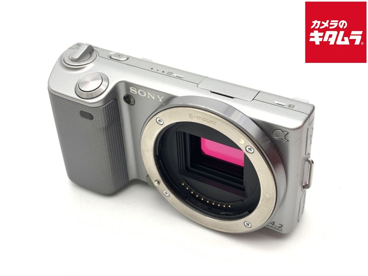 中古SONY α NEX-5 ボディのみ バッテリー2個 ミラーレス一眼 NEX