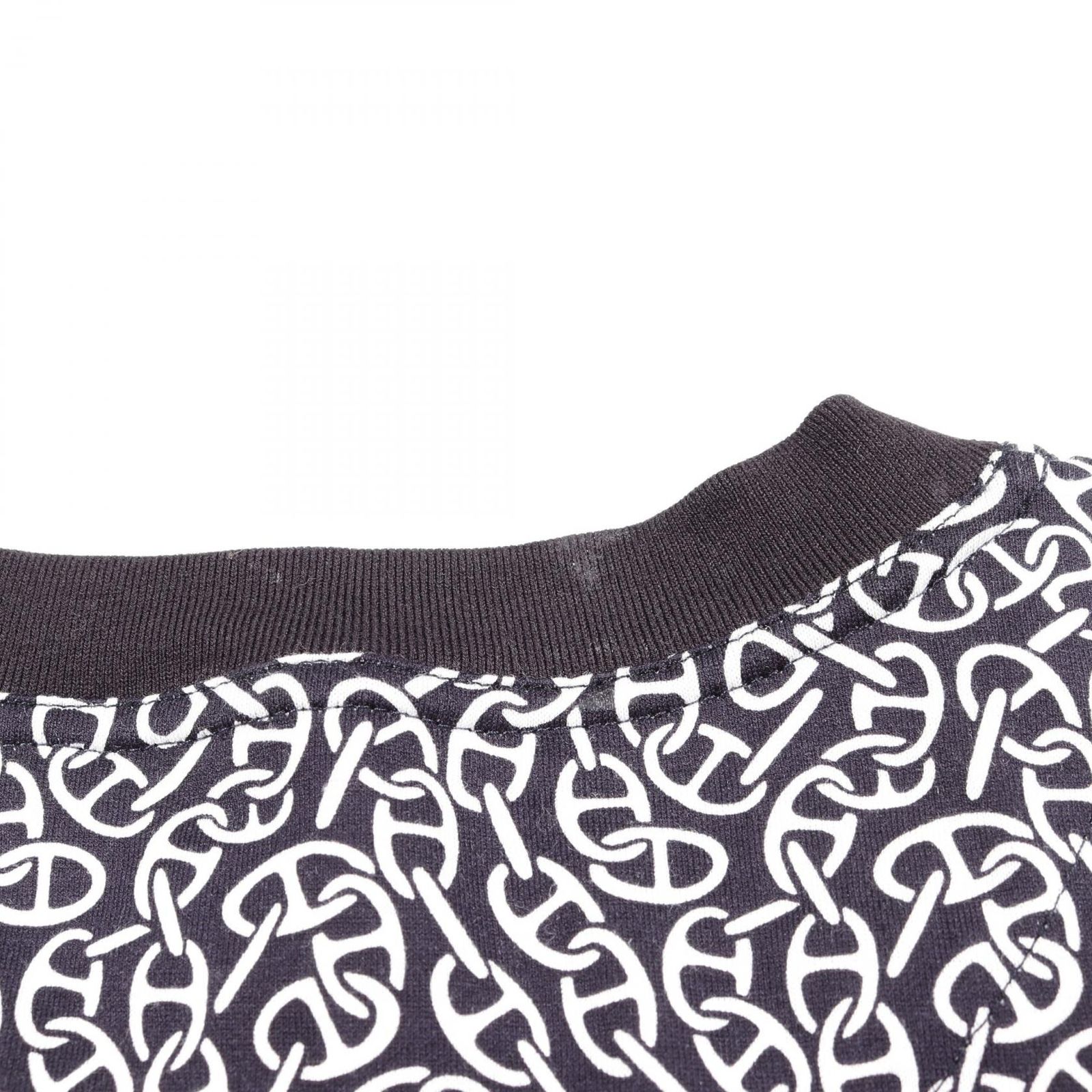  HERMES エルメス Naoussa Chaine ナウサ シェーヌプリント カットソー 長袖 Tシャツ カットソー