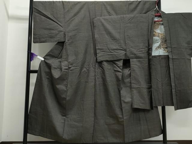 平和屋着物男性　本場大島紬　アンサンブル　80亀甲　正絹　逸品　CAAK4381vf