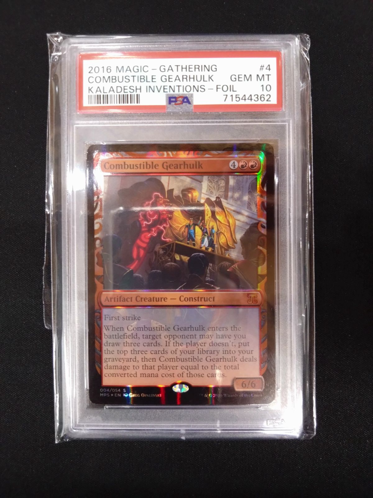 MTG 焼却の機械巨人 FOIL MPS 部分光沢 鑑定済み品 PSA10 【公式通販】