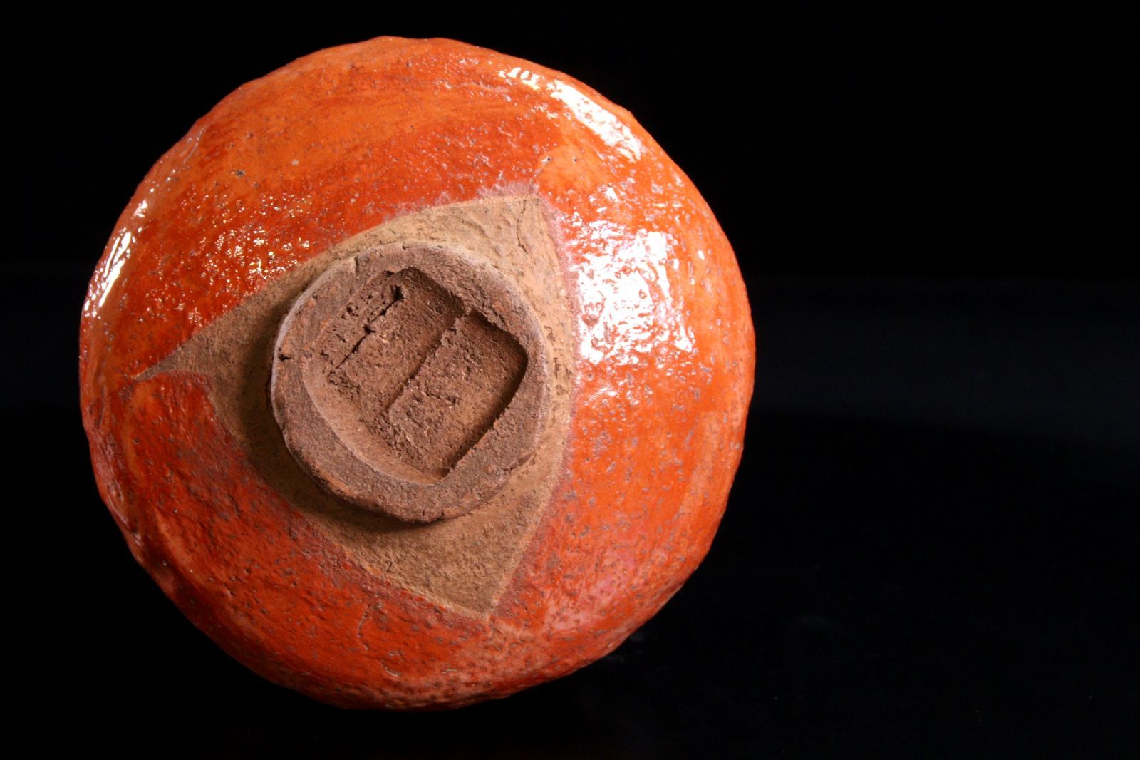 不識 赤楽茶碗 11.5cm 茶道具 共箱 唐物 骨董 古美術 楾 V18-S