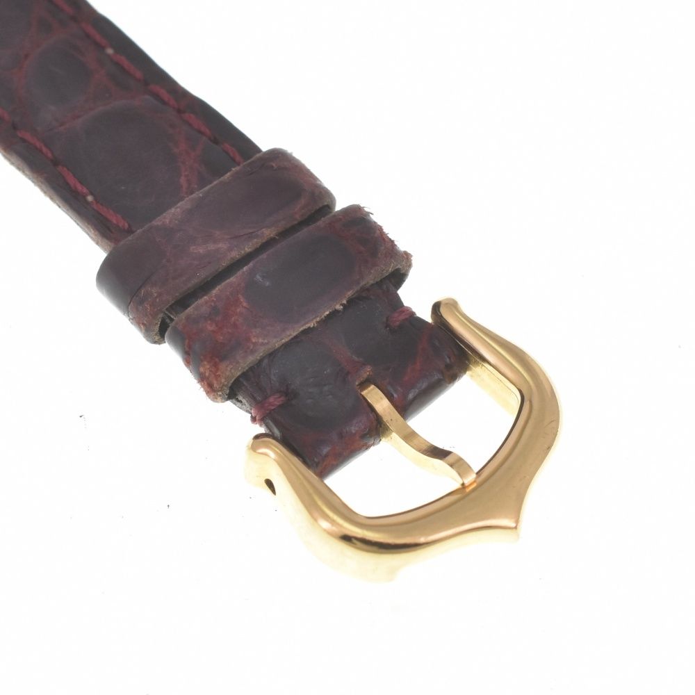  カルティエ CARTIER 590002 マストコリゼ SM ヴェルメイユ SV 925 GP レザー クォーツ レディース 保証書付き N 140754 その他 時計