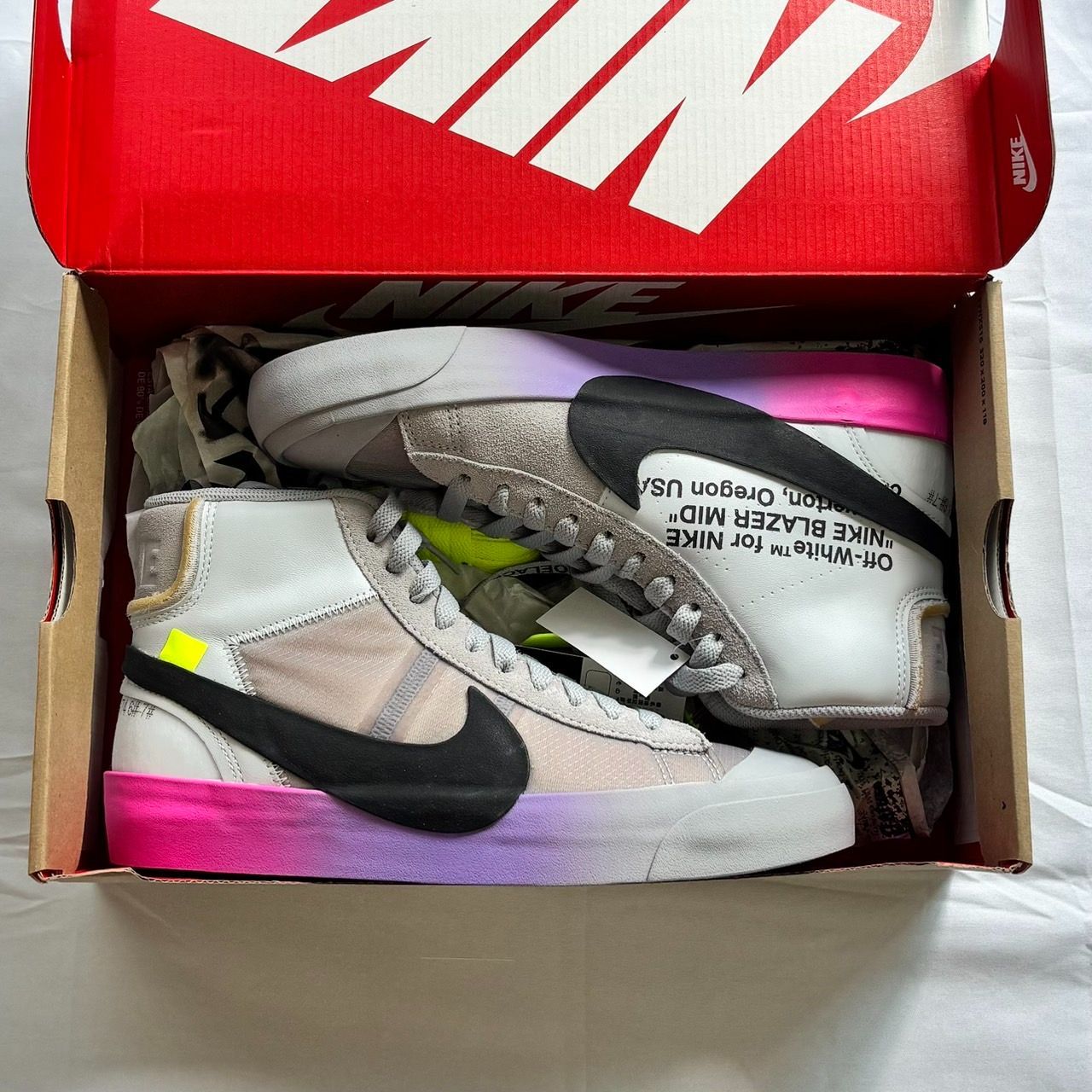 OFF WHITE News』オフホワイト×ナイキ ブレーザー 死神 ”Grim reapers（グリムリーパーズ）”リリースか！？ | GXOMENS Blog｜大人のいい男を目指すメンズファッションマガジン | nike off white blazer ナイキ ブレザー オフホワイト | スニーカー