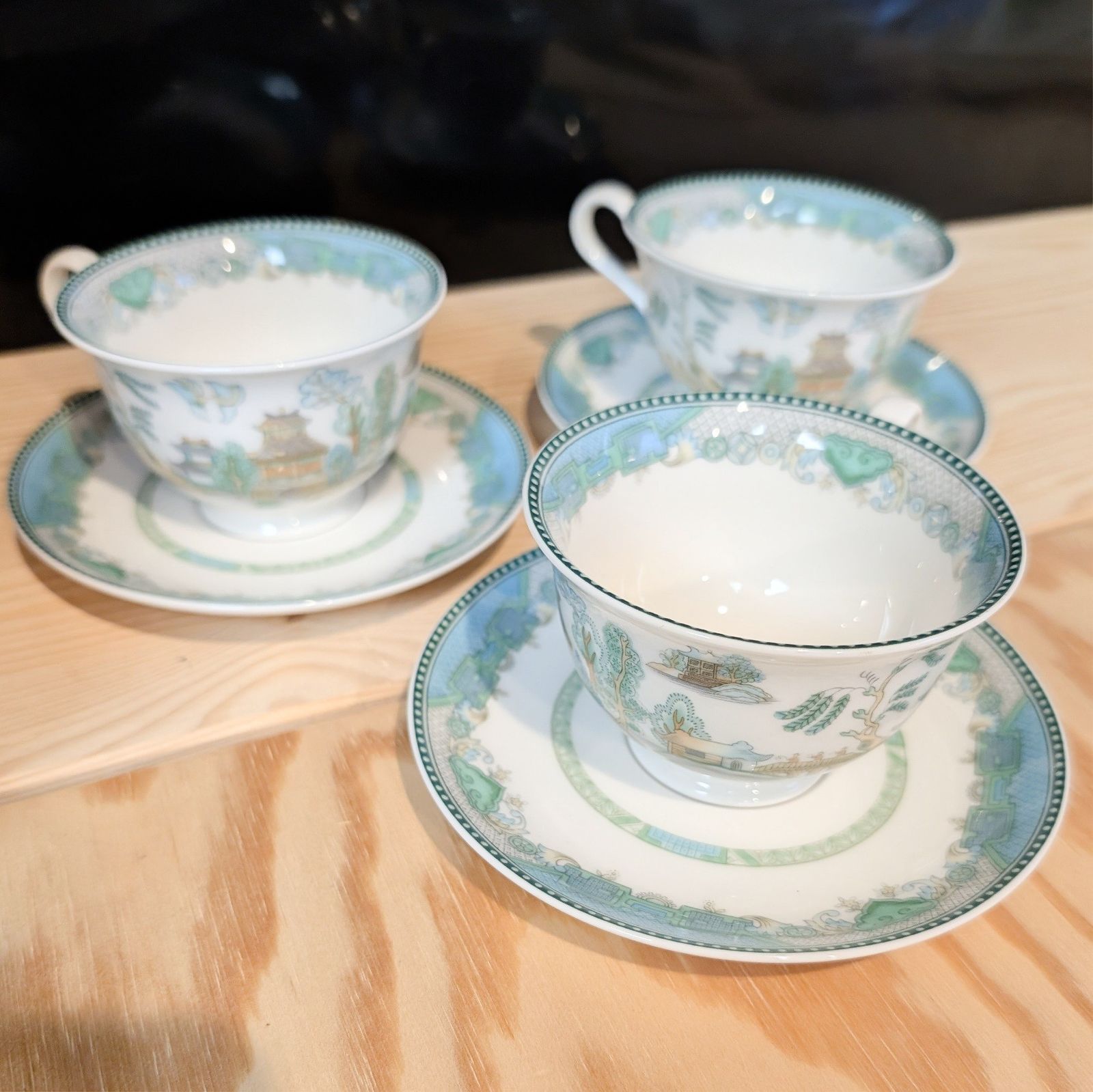 新品・未使用ニッコー ダブルフェニックス 皿✨山水❣️昭和レトロ