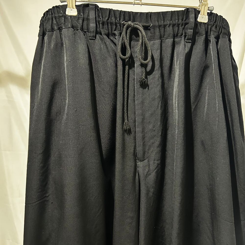 ヨウジヤマモト プールオム ウールギャバワイドパンツ Yohji Yamamoto