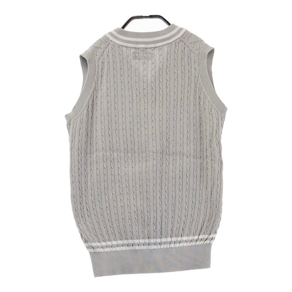 サイズ：M CALLAWAY キャロウェイ ニット ベスト グレー系