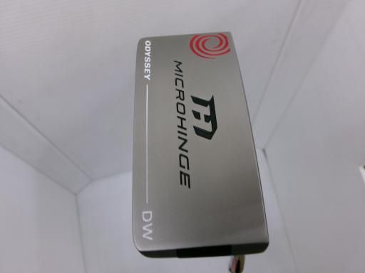  オデッセイ MICROHINGE DW 34インチ パター PT スチール (フレックスその他) メンズ 男性用 右利き 右用 Bランク ゴルフクラブ