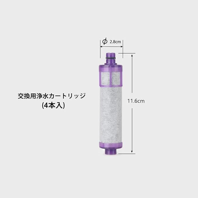 LIXIL 交換用浄水カートリッジJF-22 4本 INAX JF-22 浄水器カートリッジ 4